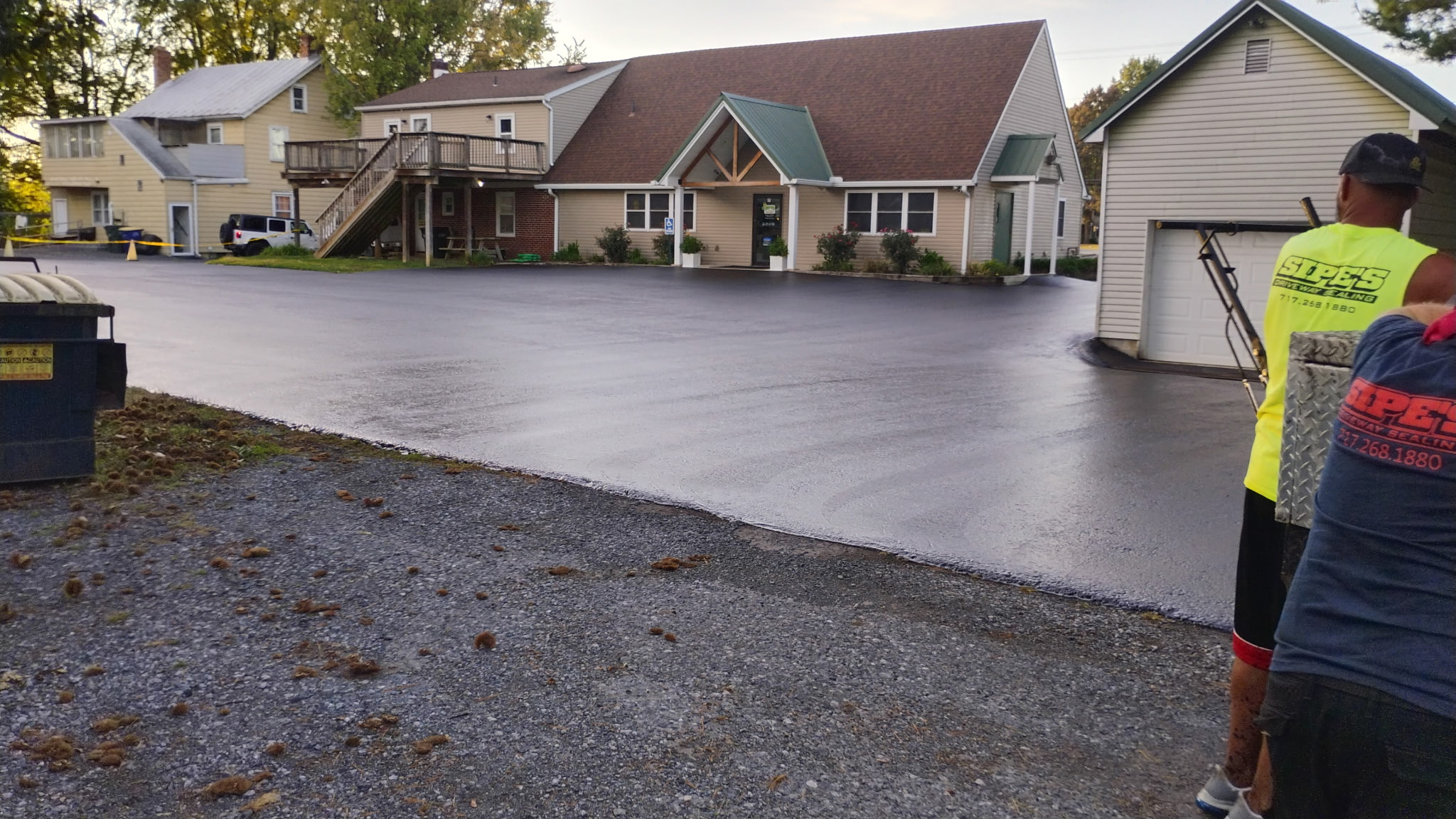 Professional asphalt crack repair Central Pennsylvania